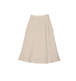 Coco Blanc Coco Blanc Midi Silk Skirt