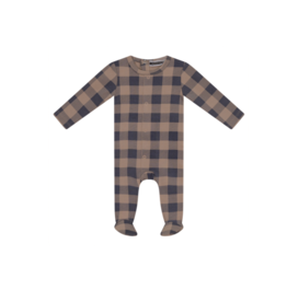 Whipped Cocoa Whipped Cocoa Plaid Footie