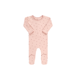 Ely's & Co Ely's & Co Ribbed Cotton Strawberry Footie