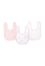 Aden + Anais Aden+Anais Essentials Cotton Muslin Snap Bibs-3 Pack