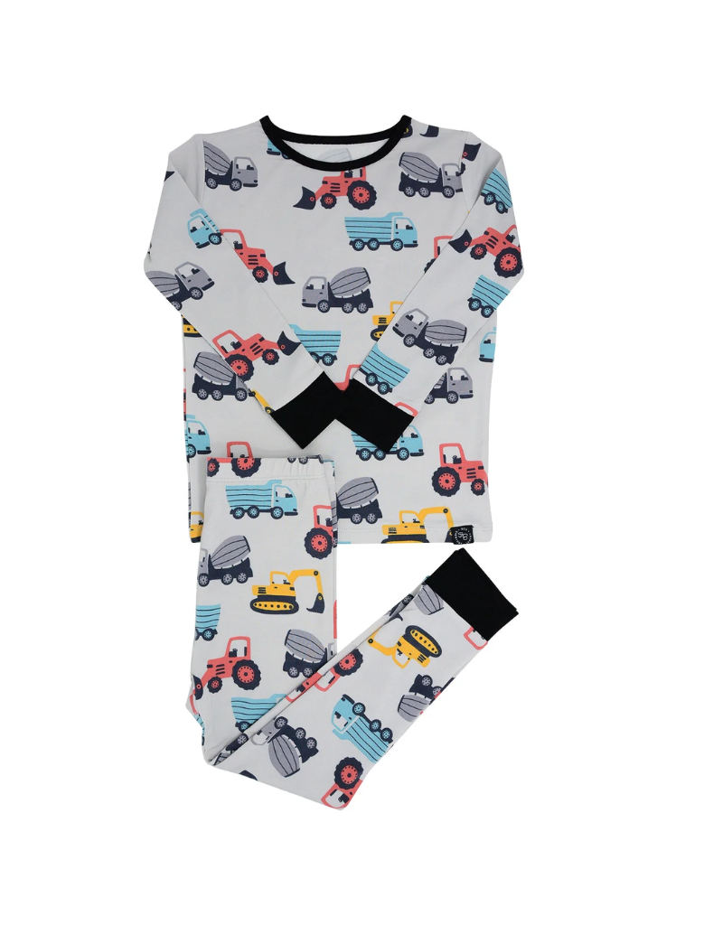 Sweet Bamboo Infant Construction Pajama Tiptoe Boutique