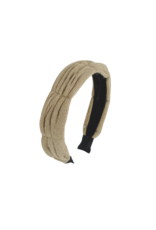 Bandeau Bandeau Knit Pleated Headband