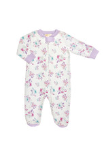 Baby Club Chic Baby Club Chic Bouquet  Il Zipped Footie