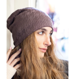 Tal Tal Cashmere Houndstooth Beanie