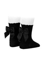 Condor Condor Lurex Sock with Bow-3931/4