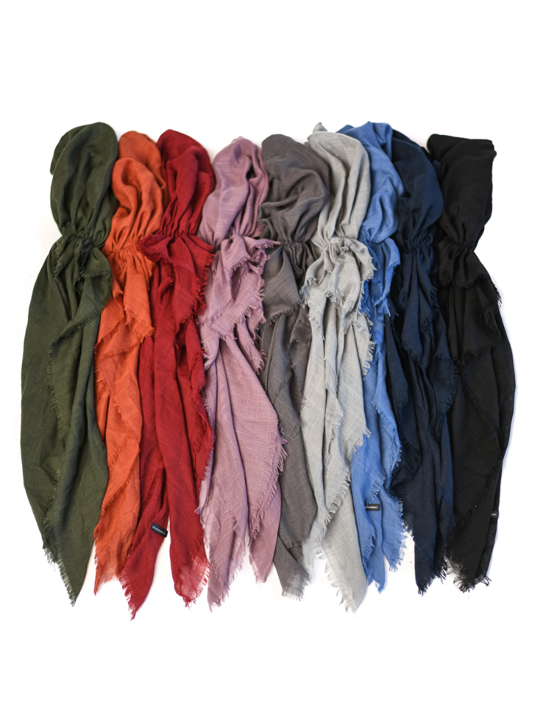 Nicsessories Nicsessories Solid Color Pretied Headscarf