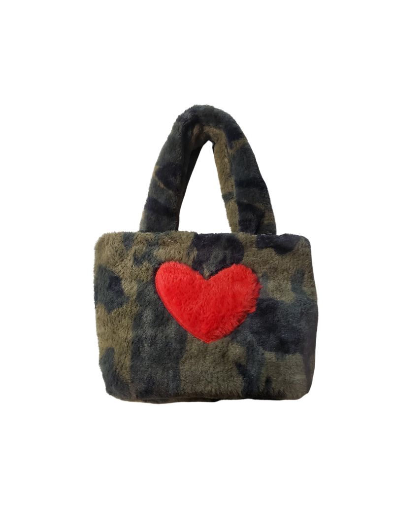 Heart fur bag new arrivals