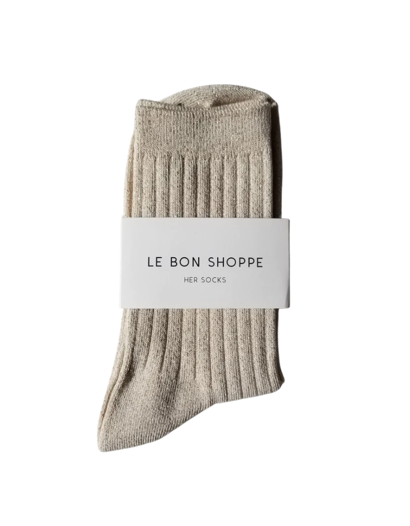 Le Bon Shoppe Le Bon Shoppe Her Socks -Modal Glitter