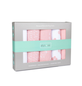 Ely's & Co Ely's & Co Reversible Burp Cloths-5 Pack