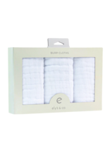 Ely's & Co Ely's & Co 3 Pack Muslin Burp Cloths
