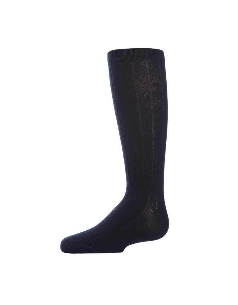 Memoi Memoi Boys 3 Pk Ribbed Socks MK-10950
