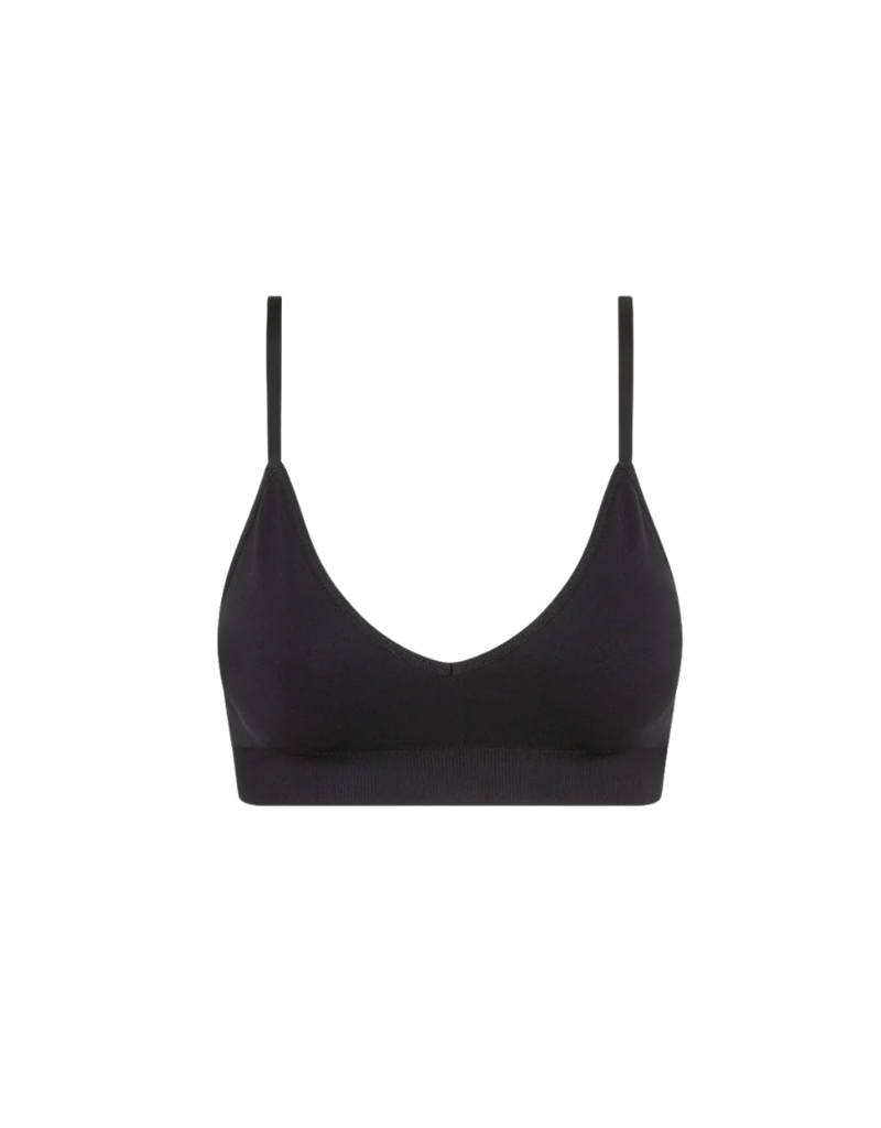 Commando Minimalist V Bra in Black