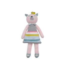 Blabla Kids School Book Girl Cat Rattle