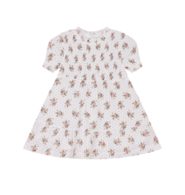 Elle & Boo Elle & Boo Flower Smocked Dress
