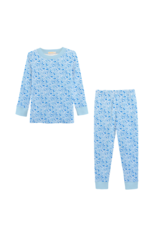 Baby Club Chic Baby Club Chic  Tiny Flowers Blue Kid Set