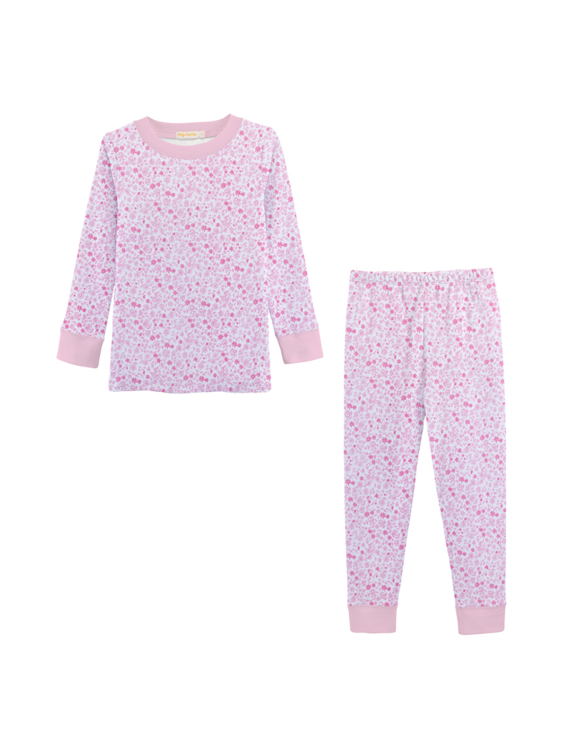 Baby Club Chic Baby Club Chic  Tiny Flowers Pink Kid Set