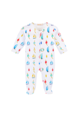 Baby Club Chic Baby Club Chic Let's Go Fishing Zipped Footie