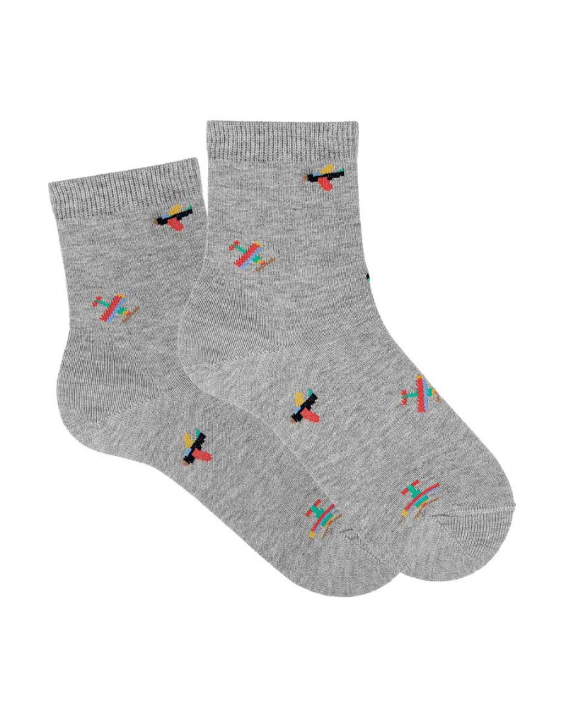 Condor Condor Airplane Print Sock-3330/4