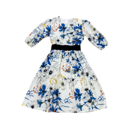 Alitsa Alitsa Blue Floral Dress