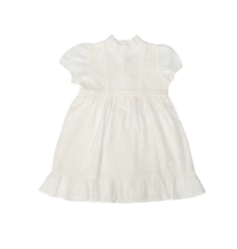 Mon Amie Kids Mon Amie Kids Weaved White  Dress