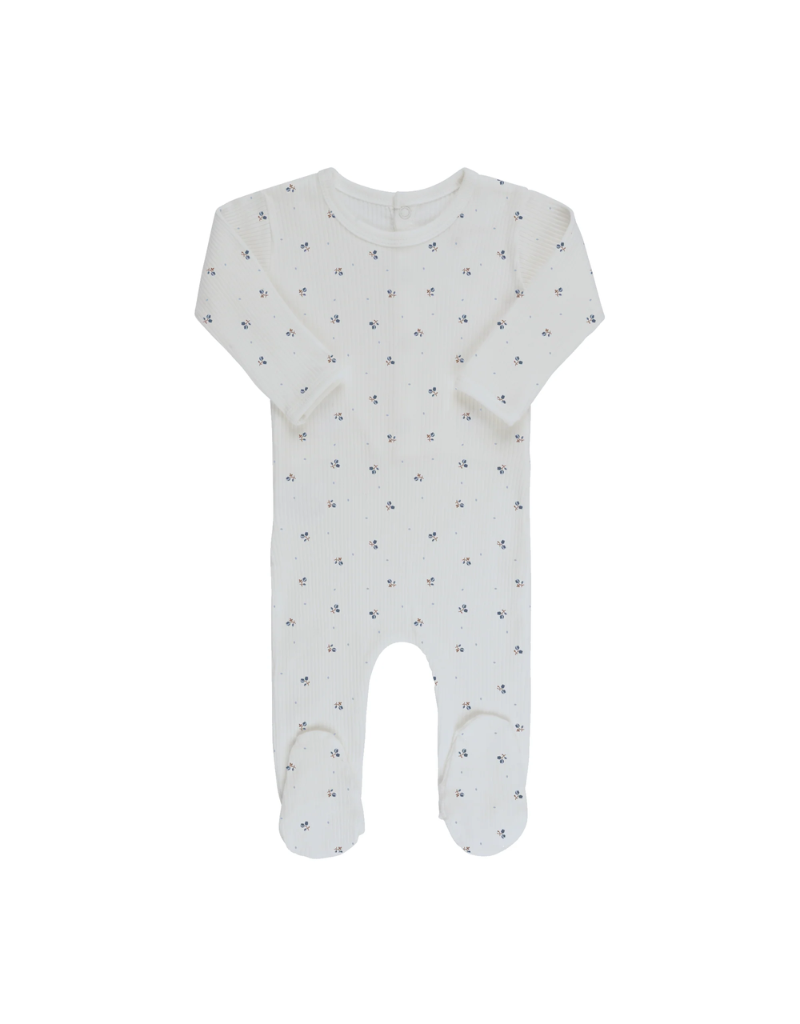 Ely's & Co Ely's  & Co Ribbed Cotton Tulip Footie