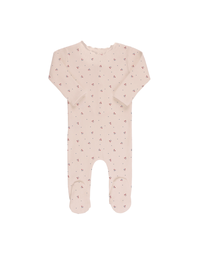 Ely's & Co Ely's  & Co Ribbed Cotton Tulip Footie