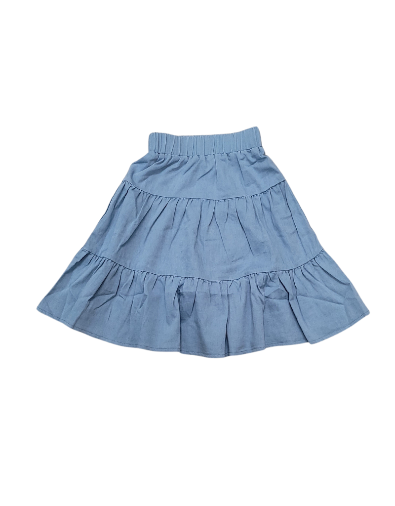 Hopscotch Girls Tiered Denim Skirt CX-11557K