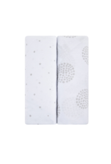 Ely's & Co Ely's & Co Grey Dottie & Circle Cotton Sheets