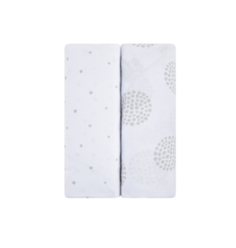 Ely's & Co Ely's & Co Grey Dottie & Circle Cotton Sheets