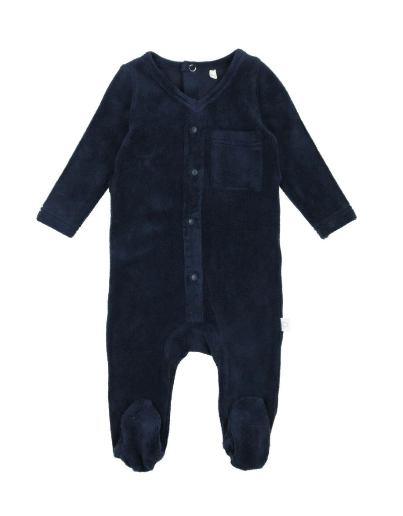 Pouf Velour Footie Tiptoe Boutique