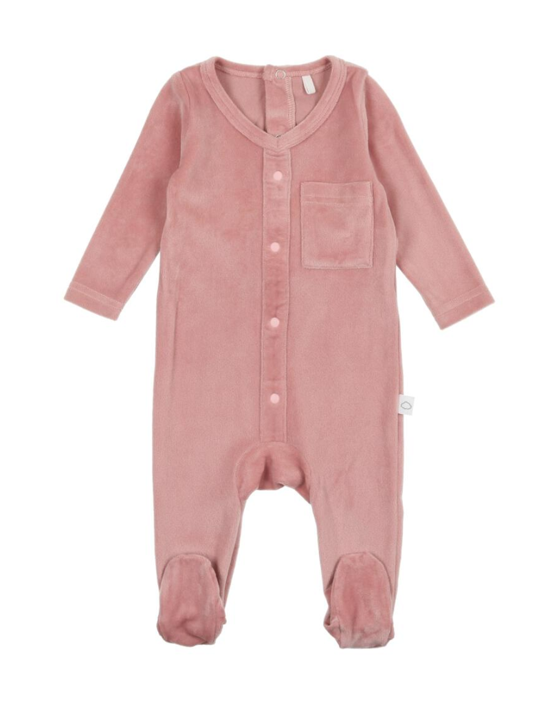 Pouf Velour Footie Tiptoe Boutique