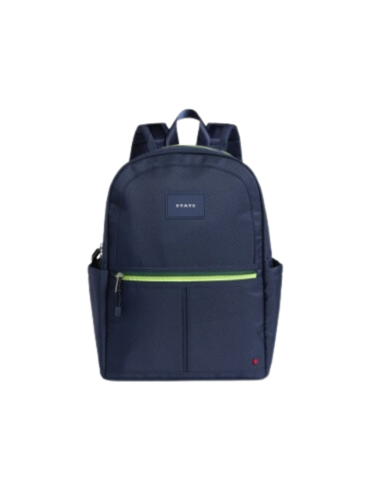 State State Kane Kids Double Pocket Navy Backpack