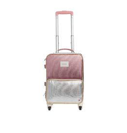 State State Logan Pink/Silver Suitcase