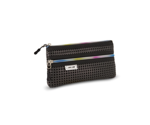 Light + Nine Black Rainbow Pink Pencil Pouch - Everything But The