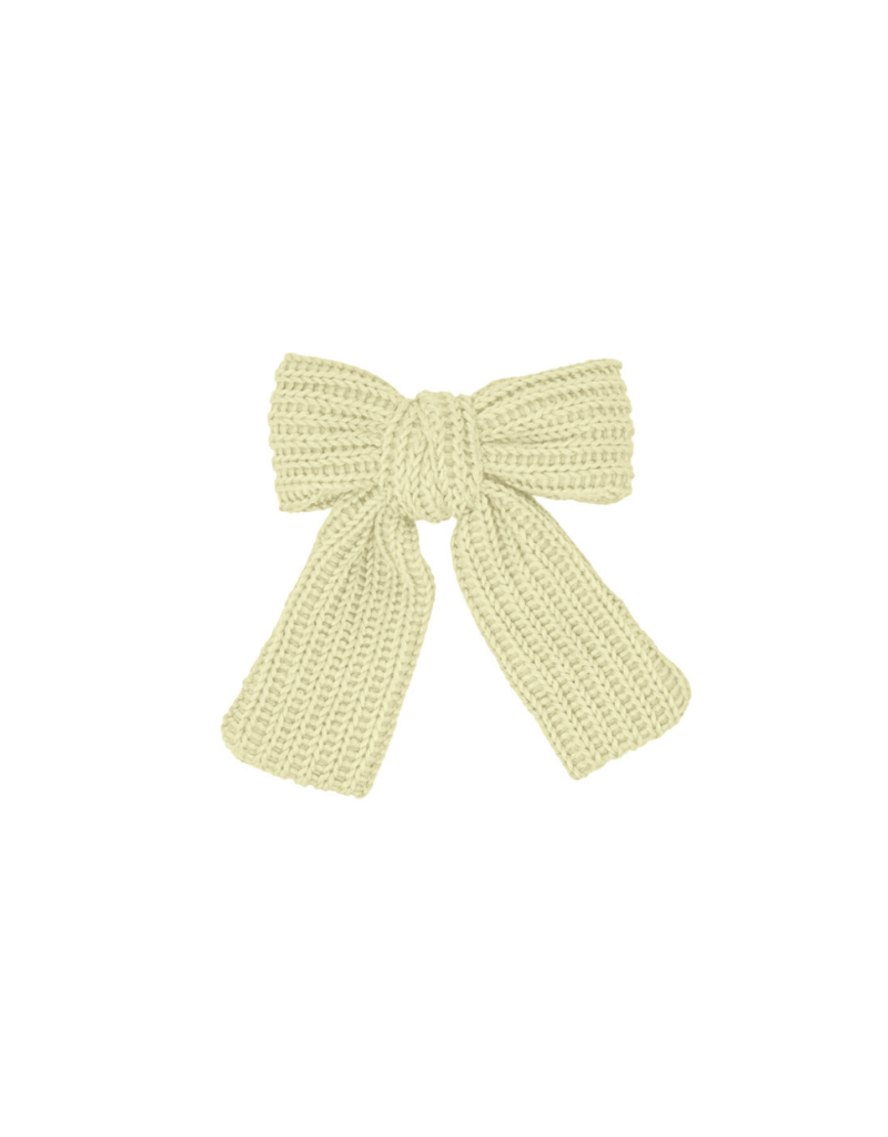Bandeau Bandeau Soft Sweater Knit Bow Clip
