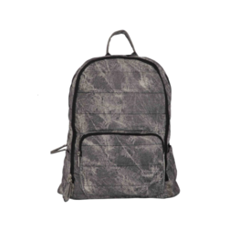 Bari Lynn Bari Lynn Tie Dye Denim Black Backpack