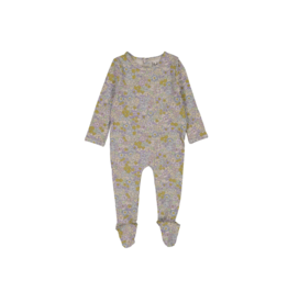 Ladida Ladida Berry Floral Footie