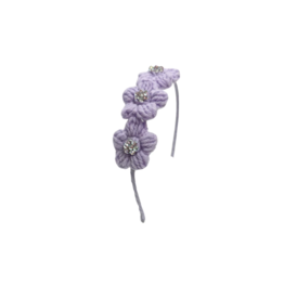 Bari Lynn Bari Lynn 5 Crochet Flower Halo Thin Headband