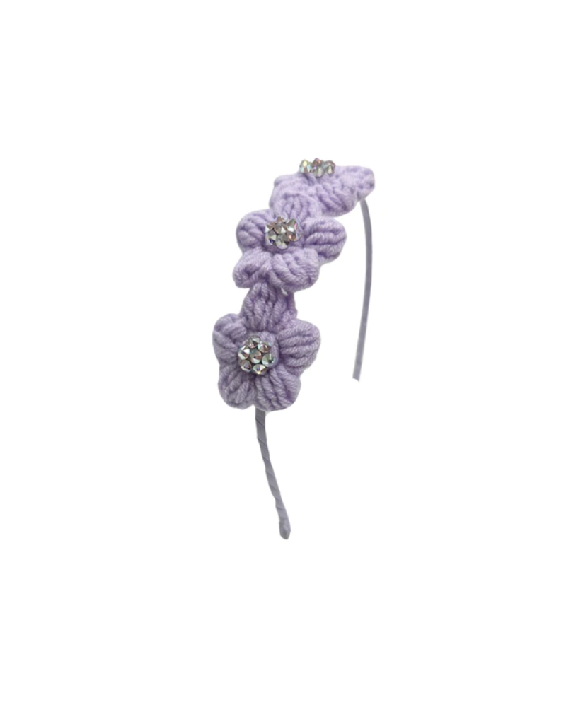 Bari Lynn Bari Lynn 5 Crochet Flower Halo Thin Headband