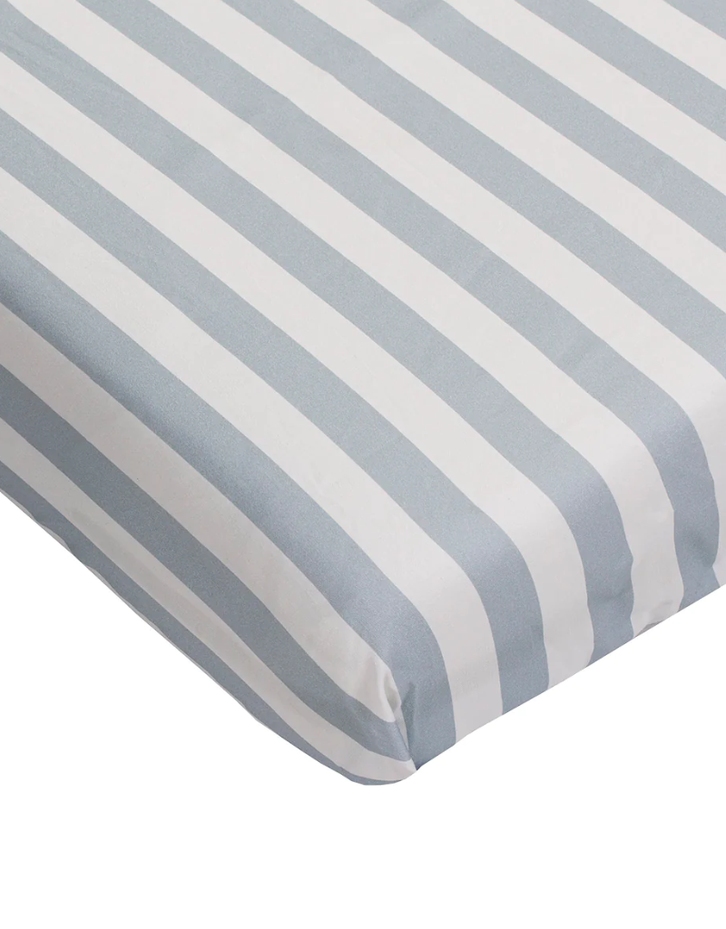Effiki Effiki Fitted Sheets  Stripes -70x140-White/Blue