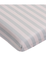 Effiki Effiki Fitted Sheets  Stripes -70x140-Grey/Pink