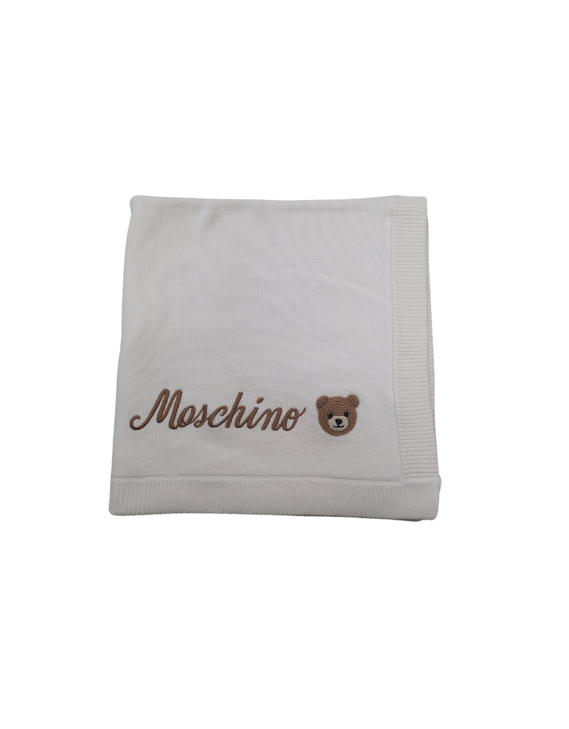 Moschino Moschino Bear Logo Blanket
