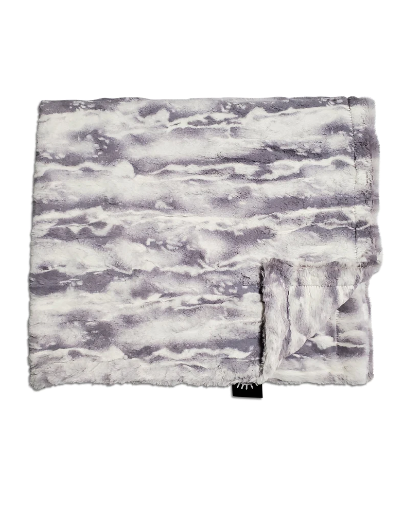 Winx and Blinx Winx and Blinx Marble Grey Minky Blanket