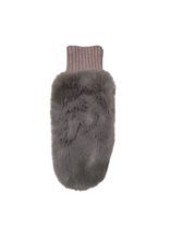 Carolina Amato Carolina Amato Faux Fur Mittens-K130