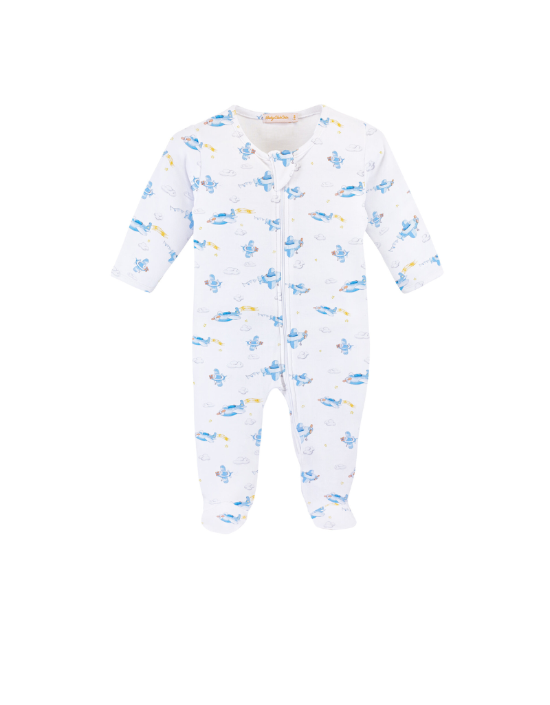 Baby Club Chic Baby Club Chic Sky Adventure Footie