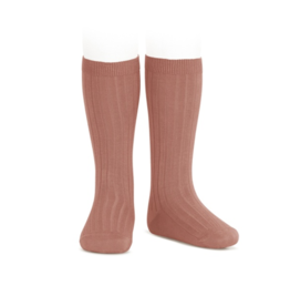 Condor Condor "Warm Tones" Ribbed Cotton Knee Socks - 2016/2