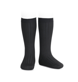 Condor Condor " Basic"  Ribbed Cotton Knee Socks - 2016/2