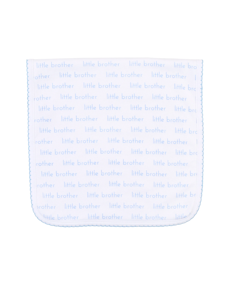 Magnolia Baby Magnolia Baby Brother and Sister Printed Burp Cloth-Blue