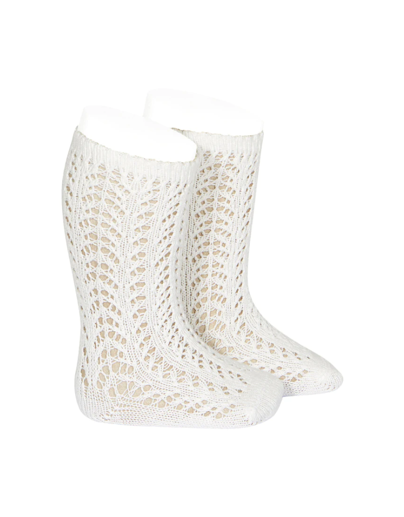 Condor Condor Zig Zag Crochet Knee Sock 2593/2