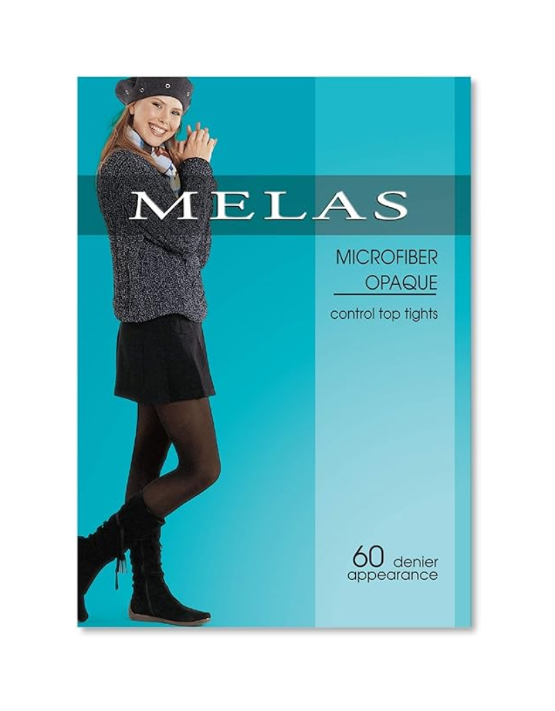 Memoi Melas Multifiber Opaque Control Top 70D Tights AT-639